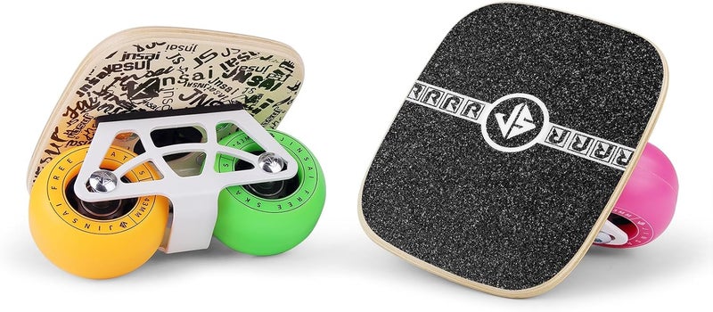 Sanxup FreeSkates Portable Roller Road Drift Skates Plate, with Maple Deck Anti-Slip, Board Split Skateboard with PU Wheels High-end Bearings - Image 3